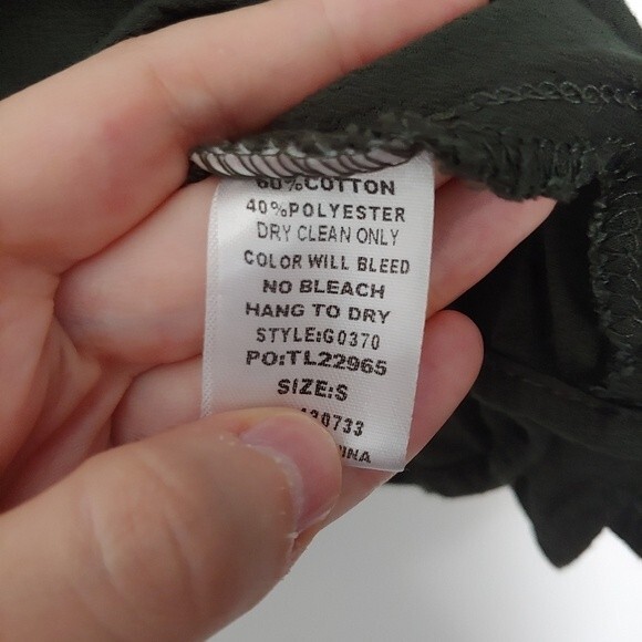 Umgee Green Lace Boho Blouse Size Small - Picture 6 of 6